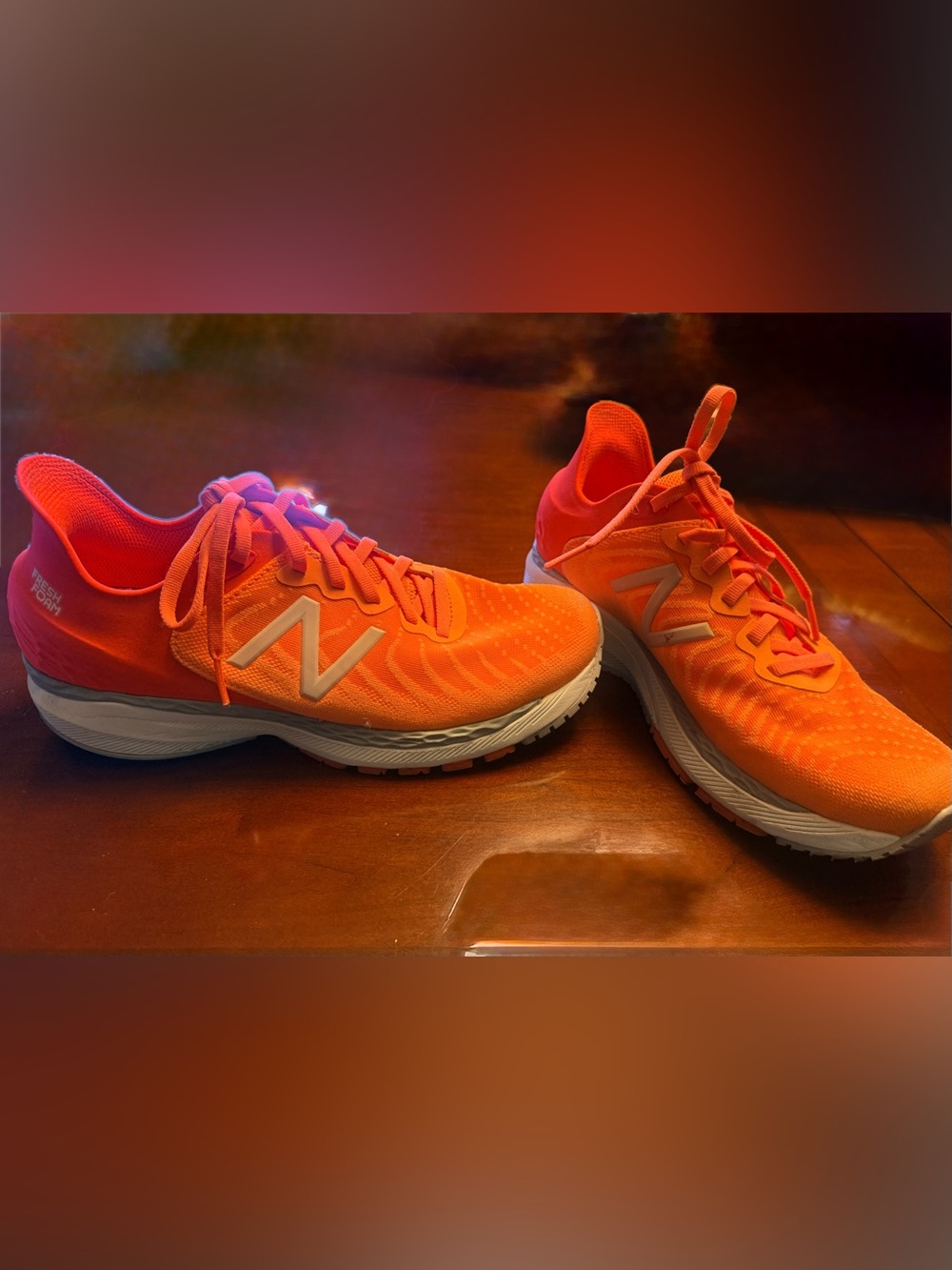 New Balance Fresh Foam 860 v 11 size 9 Bright Orange Lightweight Sneakers